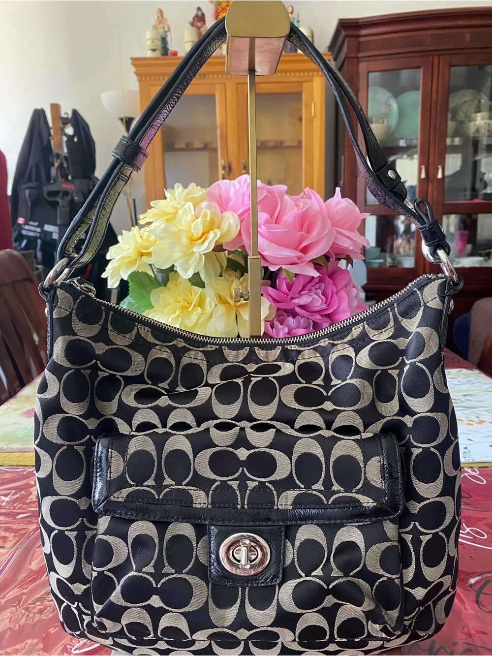 Coach Penelope Signature Canvas